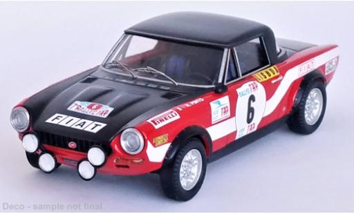 Fiat 124 1/43 Trofeu Abarth Rallye No.6 Rallye WM Rallye Portugal 1973 modellino in miniatura