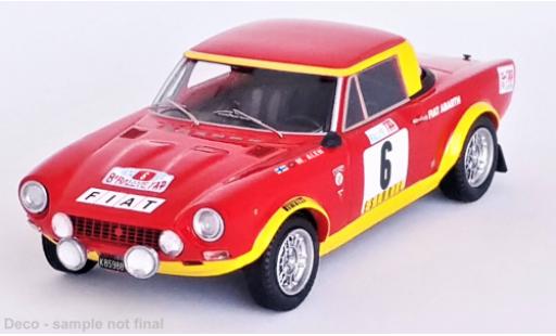 Fiat 124 1/43 Trofeu Abarth Rallye No.6 Rallye WM Rallye Portugal 1974 modellino in miniatura