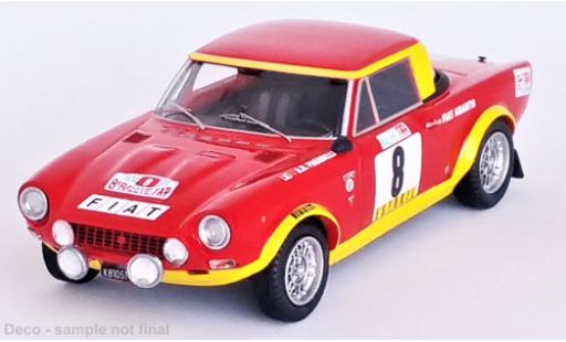 Fiat 124 1/43 Trofeu Abarth Rallye No.8 Rallye WM Rallye Portugal 1974 modellino in miniatura