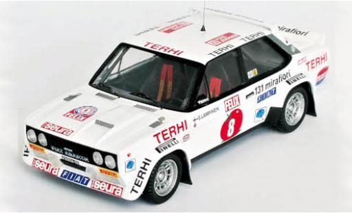 Fiat 131 1/43 Trofeu Abarth No.8 Rallye WM 1000 Lakes Rallye 1978 modellino in miniatura