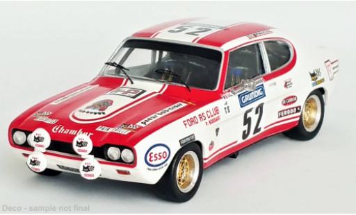 Ford Capri 1/43 Trofeu MK I 2600 RS No.52 Tour de France Auto 1973 modellino in miniatura