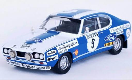 Ford Capri 1/43 Trofeu MK I 2600 RS RHD No.9 Dulux Rally 1972 modellino in miniatura