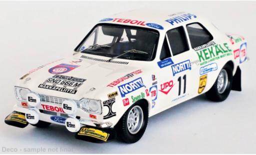 Ford Escort 1/43 Trofeu MK I No.11 Rallye WM 1000 Lakes Rallye 1975 modellino in miniatura