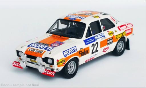 Ford Escort 1/43 Trofeu MK I No.22 Rallye WM 1000 Lakes Rallye 1975 modellino in miniatura