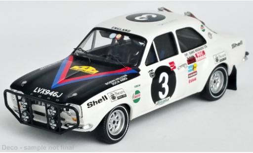 Ford Escort 1/43 Trofeu MK I No.3 Safari Rallye 1971 modellino in miniatura