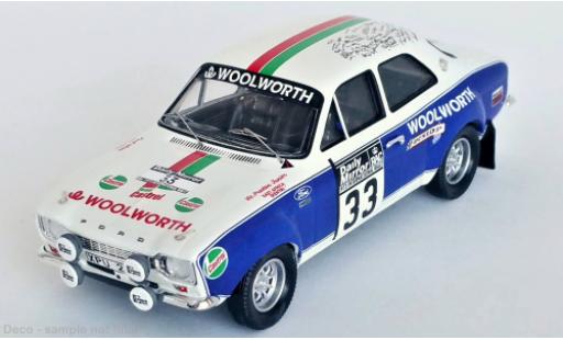 Ford Escort 1/43 Trofeu MK I RS 1600 No.33 Woolworth Rallye WM RAC Rallye 1973 modellino in miniatura