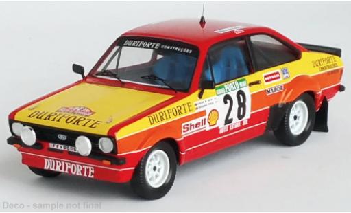 Ford Escort 1/43 Trofeu MK II No.28 Rallye WM Rallye Portugal 1983 modellino in miniatura