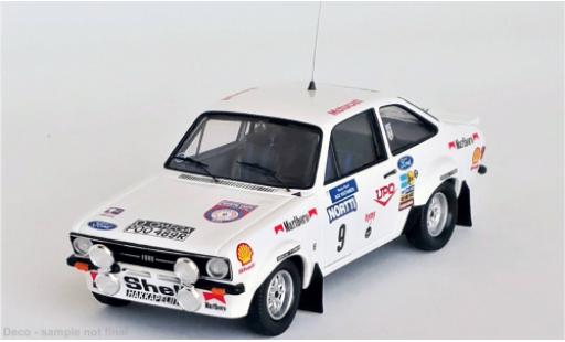 Ford Escort 1/43 Trofeu Mk II RS 1800 No.9 Rallye WM 1000 Lakes Rallye 1976 modellino in miniatura