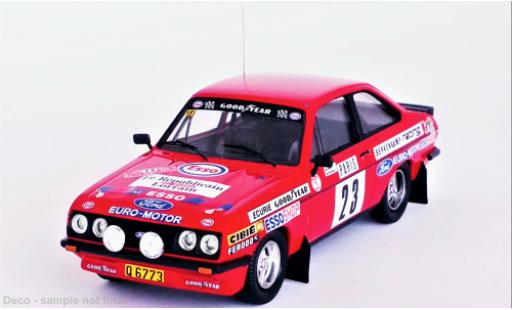 Ford Escort 1/43 Trofeu MK II RS 2000 No.23 Rallye WM Rallye Monte Carlo 1979 modellino in miniatura