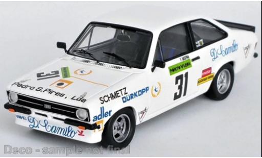 Ford Escort 1/43 Trofeu MK II RS 2000 No.31 Vila do Conde 1981 modellino in miniatura