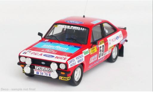 Ford Escort 1/43 Trofeu MK II RS 2000 No.59 Rallye WM Rallye Monte Carlo 1982 modellino in miniatura