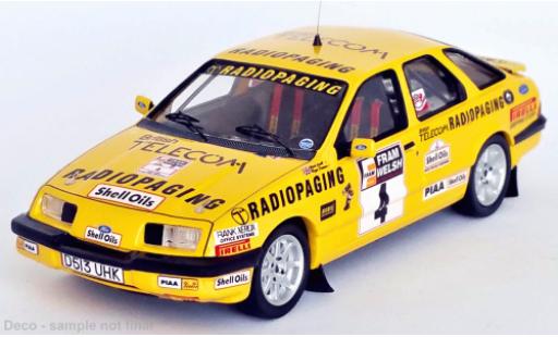 Ford Sierra 1/43 Trofeu XR 4x4 No.4 Telecom Radiopaging Welsh Rally 1987 modellino in miniatura