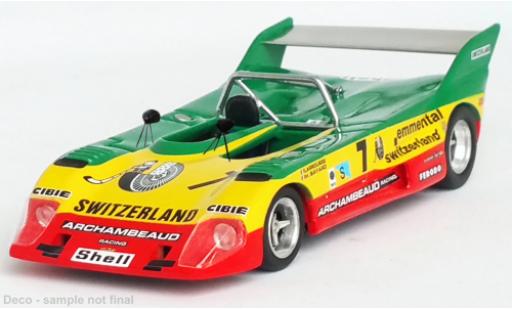 Lola T292 1/43 Trofeu RHD No.7 4h Le Mans Test 1973 modellino in miniatura