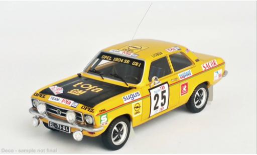 Opel Ascona 1/43 Trofeu A No.25 Rallye WM Rallye Portugal 1973 modellino in miniatura