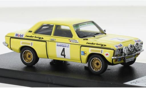 Opel Ascona 1/43 Trofeu A No.4 Irmscher tuning Rallye EM Int. Semperit Rally 1973 modellino in miniatura