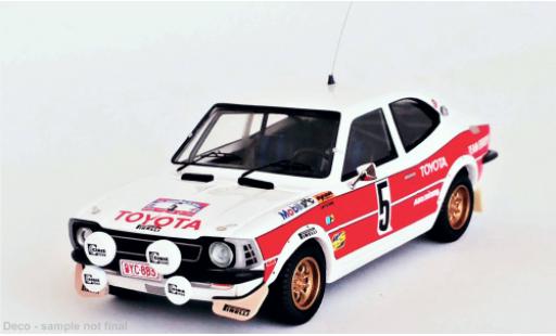 Toyota Corolla 1/43 Trofeu Levin No.5 Rallye DM Rally Baltic 1977 modellino in miniatura
