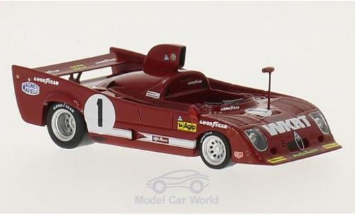 Alfa Romeo T33 1/18 TrueScale Miniatures TT 12 RHD No.1 WKRT 1000km Spa 1975 J.Ickx/A.Merzario modellino in miniatura