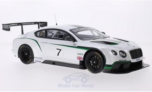Bentley Continental T 1/18 TrueScale Miniatures GT3 No.7 Goodwood Festival of Speed 2013 modellino in miniatura