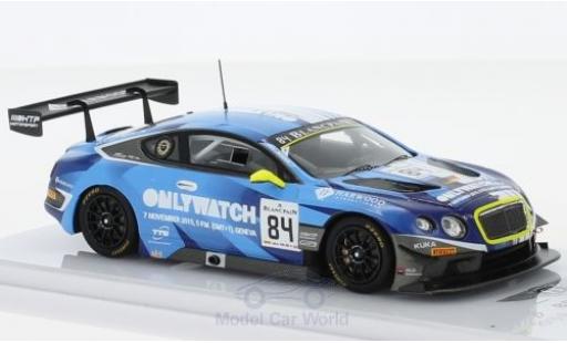 Bentley Continental T 1/18 TrueScale Miniatures GT3 RHD No.84 Team HTP Blancpain GT Series Moskau 2015 V.Abril/M.Buhk modellino in miniatura