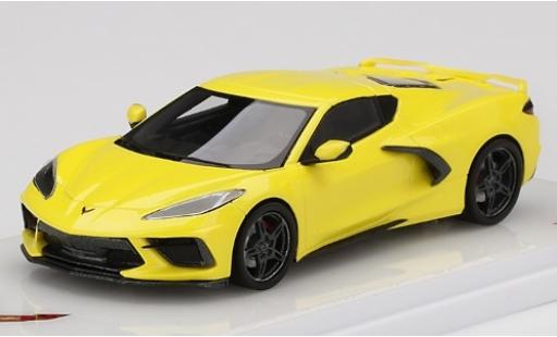 Chevrolet Corvette 1/43 TrueScale Miniatures (C8) Stingray metallico giallo 2020 modellino in miniatura