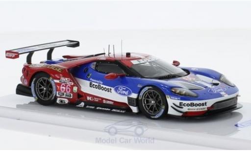 Ford GT 1/43 TrueScale Miniatures No.66 Chip Ganassi Racing 24h Daytona 2017 D.Müller/J.Hand/S.Bourdais modellino in miniatura