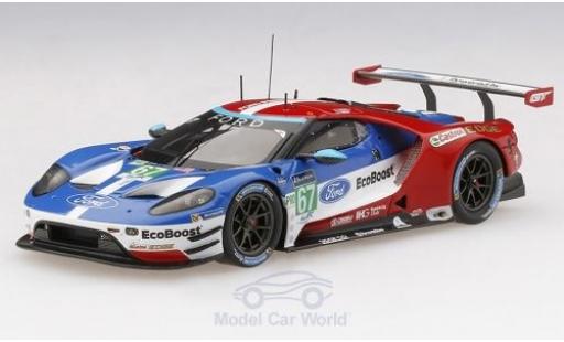 Ford GT 1/43 TrueScale Miniatures No.67 Chip Ganassi Team UK 24h Le Mans 2017 A.Priaulx/H.Tincknell/L.F.Derani modellino in miniatura