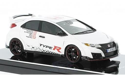 Honda Civic Type R 1/43 TrueScale Miniatures Type R bianco/Dekor 2016 modellino in miniatura