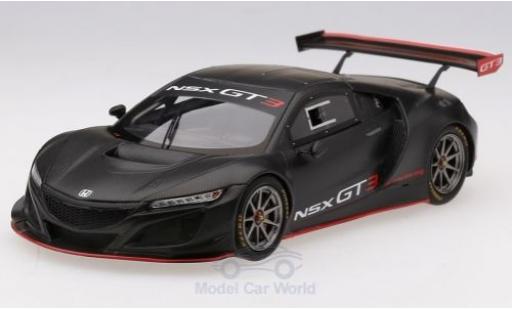 Honda NSX 1/43 TrueScale Miniatures GT3 matt-nero 2017 Präsentation modellino in miniatura