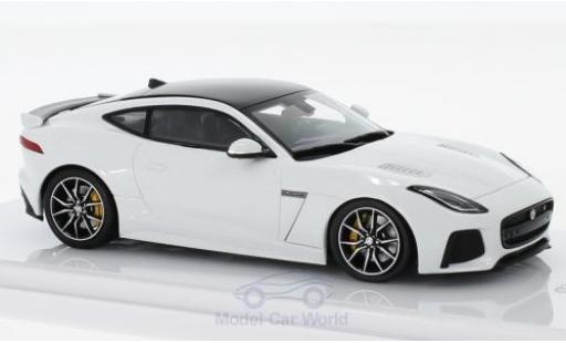 Jaguar F-Type 1/43 TrueScale Miniatures SVR bianco modellino in miniatura