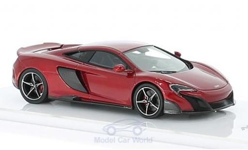 McLaren 675 1/43 TrueScale Miniatures LT metallico rosso 2015 modellino in miniatura