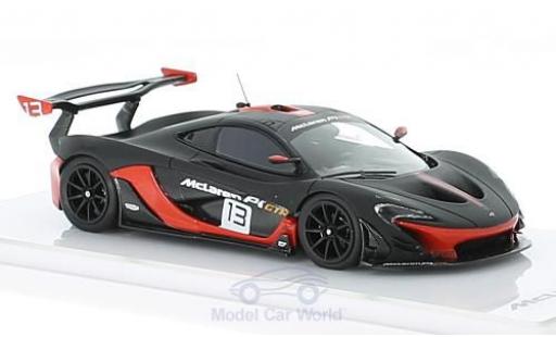McLaren P1 1/43 TrueScale Miniatures GTR matt-nero/rosso modellino in miniatura
