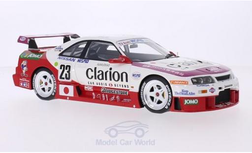 Nissan Skyline 1/18 TrueScale Miniatures GT-R LM RHD No.23 Nismo Clarion 24h Le Mans 1995 K.Hoshino/T.Suzuki/M.Kageyama modellino in miniatura