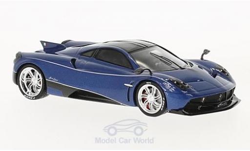 Pagani Huayra 1/43 TrueScale Miniatures Dinastia Baxia blu/carbon modellino in miniatura