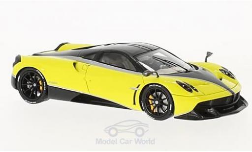 Pagani Huayra 1/43 TrueScale Miniatures Pacchetto Tempesta giallo/nero 2016 modellino in miniatura
