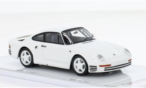 Porsche 959 1/43 TrueScale Miniatures weiss 1:43 modellino in miniatura
