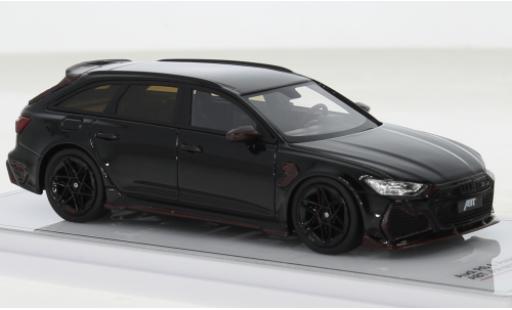 Audi RS6 1/43 TrueScale Miniatures Avant Johann departement Signature Edition nero modellino in miniatura