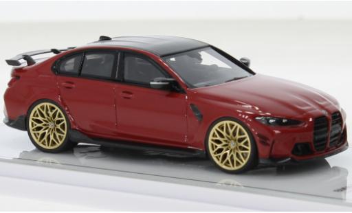 Bmw M3 1/43 TrueScale Miniatures M-Performance (G80) metallise rosso foncé modellino in miniatura