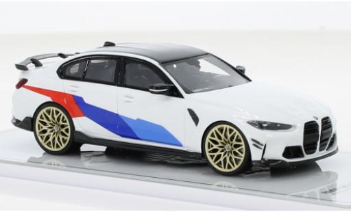 Bmw M3 1/43 TrueScale Miniatures M-Performance (G80) bianco/Dekor modellino in miniatura