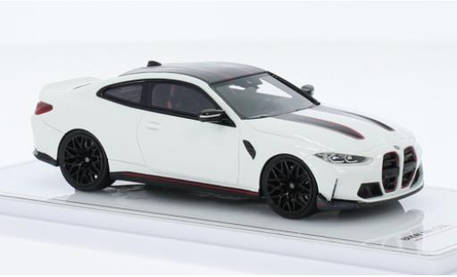 Bmw M4 1/43 TrueScale Miniatures CSL (G82) bianco modellino in miniatura