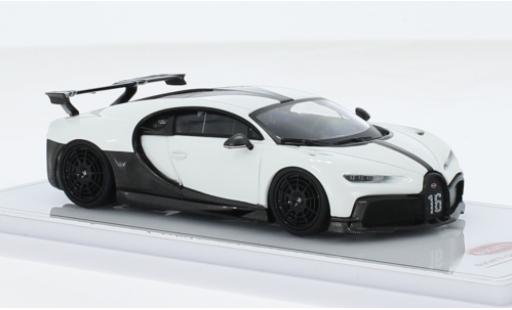 Bugatti Chiron 1/43 TrueScale Miniatures Pur Sport bianco modellino in miniatura