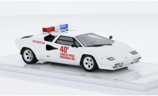 Lamborghini Countach 1/43 TrueScale Miniatures formule 1 GP Monaco 1982 modellino in miniatura