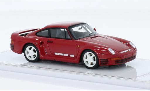 Porsche 959 1/43 TrueScale Miniatures S rosso modellino in miniatura