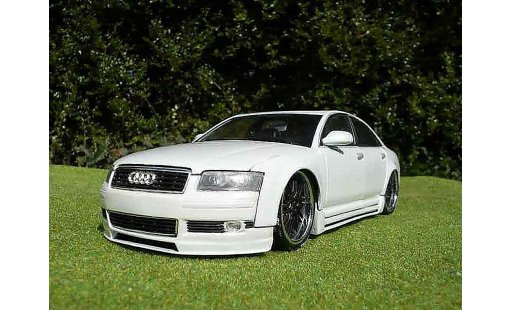 Audi A8 berline 1/18 Motormax dub bianco modellini auto
