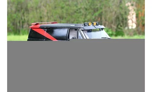 Chevrolet Van fourgon 1/18 Highway 61 agence tous risques - the a-team modellini auto