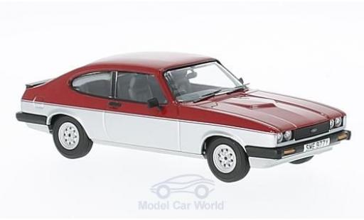 Ford Capri 1/43 Vanguards MK3 1.6 Calypso rosso/grigio RHD modellino in miniatura