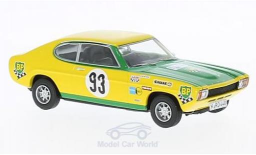 Ford Capri 2600 1/43 Vanguards RS2600 MK1 No.93 Tour de France Auto J.F.Piot/J.Behra modellino in miniatura