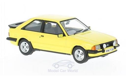 Ford Escort MKI 1/43 Vanguards MKIII XR3 giallo RHD modellino in miniatura