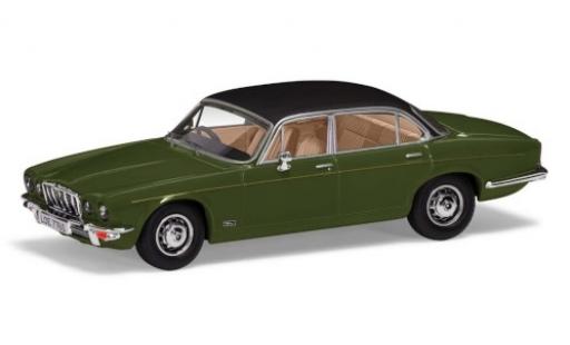 Jaguar XJ 1/43 Vanguards 12 Series 2 LWB verde/matt-nero RHD modellino in miniatura