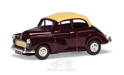 Morris Minor 1/43 Vanguards 1000 Convertibile rosso/beige RHD modellino in miniatura