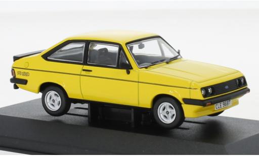 Ford Escort 1/43 Vanguards MkII RS2000 giallo RHD modellino in miniatura